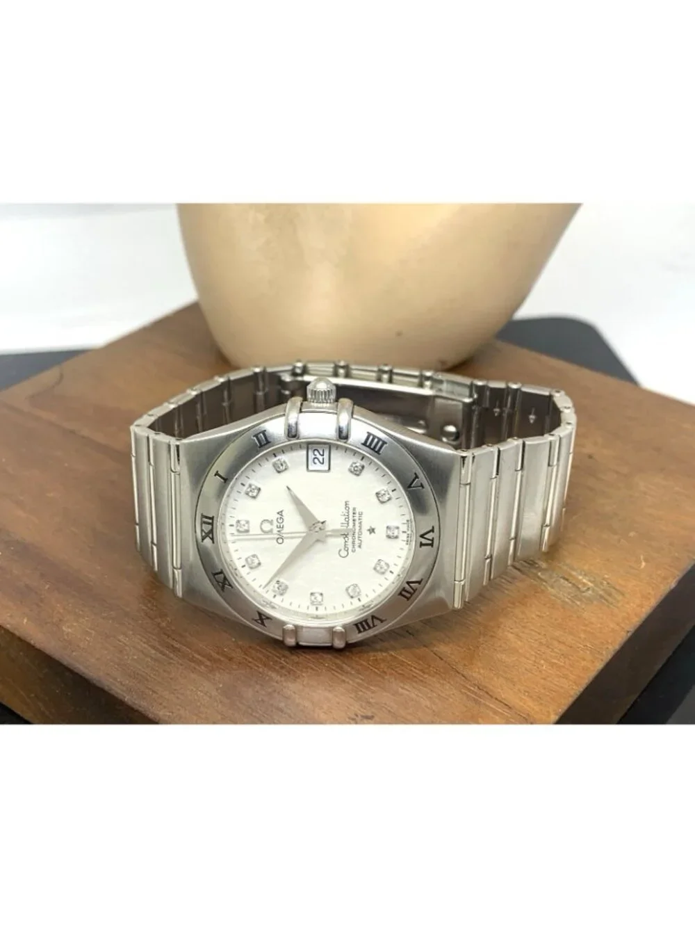 Omega Constellation Watch 50 Years Anniversary Diamond Swiss Automatic 35.5mm